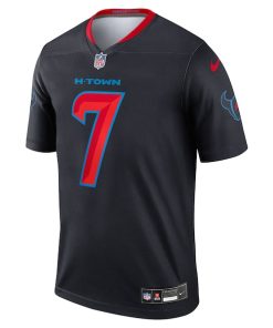 Alternative view of C.J. Stroud Houston Texans Nike 2nd Alternate Legend Player Performance Top - Navy