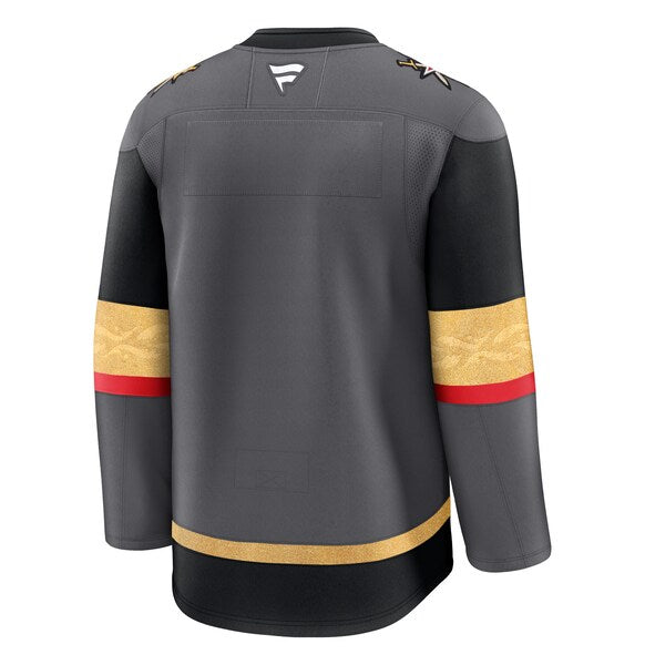 Vegas Golden Knights Alternate Premium Jersey - Gray/Gold/White - Image 4