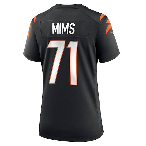 Amarius Mims Cincinnati Bengals Nike Women's Game Jersey - Black - Image 3