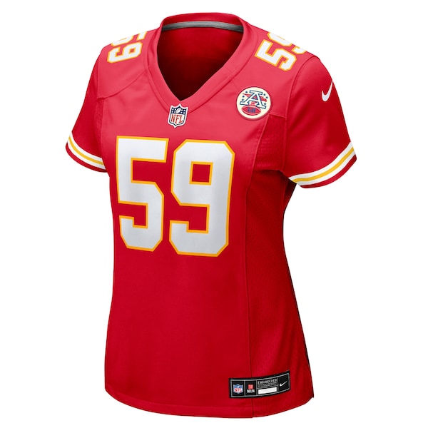 Cooper McDonald Kansas City Chiefs Nike Women's Team Game Jersey - Red - Image 2