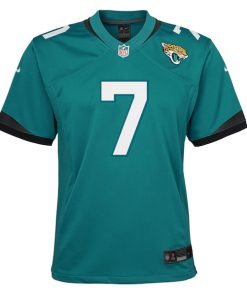 Alternative view of Brian Thomas Jr. Jacksonville Jaguars Nike Youth Team Game Jersey - Teal