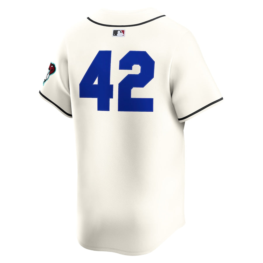 Arizona Diamondbacks Nike Home 2025 Jackie Robinson Day Limited Jersey ยจC Cream - Image 3
