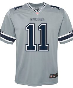 Alternative view of Micah Parsons Dallas Cowboys Nike Youth Inverted Game Jersey - Gray