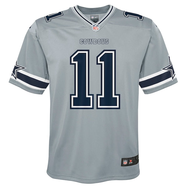 Micah Parsons Dallas Cowboys Nike Youth Inverted Game Jersey - Gray - Image 2
