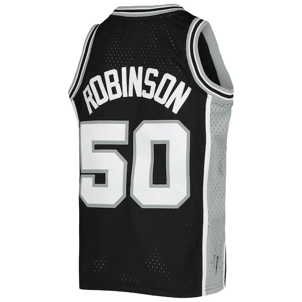 David Robinson San Antonio Spurs Youth 1998/99 Hardwood Classics Swingman Jersey - Black - Image 3