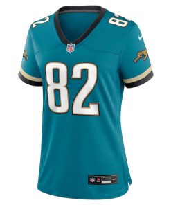 Alternative view of Jimmy Smith Jacksonville Jaguars Nike Women's Prowler Throwback Retired Player Game Jersey - Teal