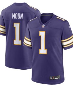 Warren Moon Minnesota Vikings Nike Classic Retired Player Game Jersey - Purple