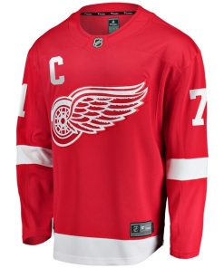 Alternative view of Dylan Larkin Detroit Red Wings  2023/24 Captain Breakaway Player Jersey - Red
