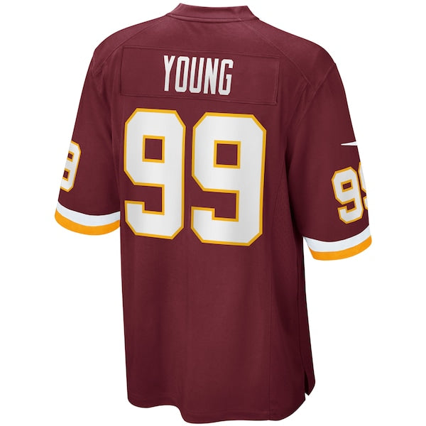 Chase Young Washington Football Team Nike Player Game Jersey - Burgundy - Image 3