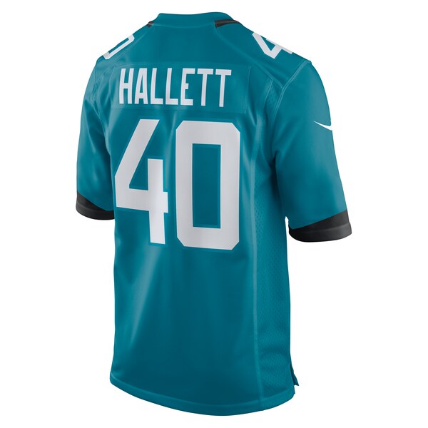 Erick Hallett Jacksonville Jaguars Nike Game Jersey - Teal - Image 3