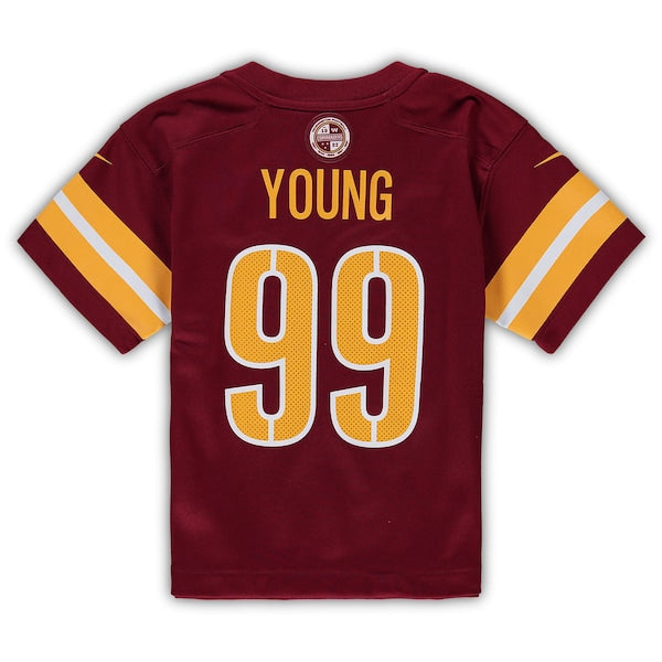 Chase Young Washington Commanders Nike Preschool Game Jersey - Burgundy - Image 3