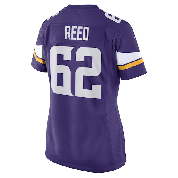 Chris Reed Minnesota Vikings Nike Women's Game Player Jersey - Purple - Image 3