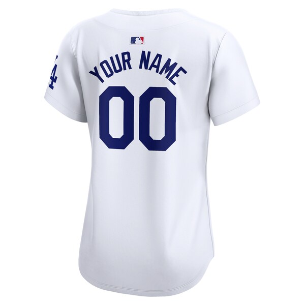 Los Angeles Dodgers Nike Women's Home Limited Custom Jersey - White - Image 3