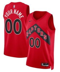 Toronto Raptors Nike Unisex Swingman Custom Jersey Red - Icon Edition