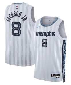 Jaren Jackson Jr. Memphis Grizzlies Nike Unisex 2025/26 Swingman Jersey - White - City Edition