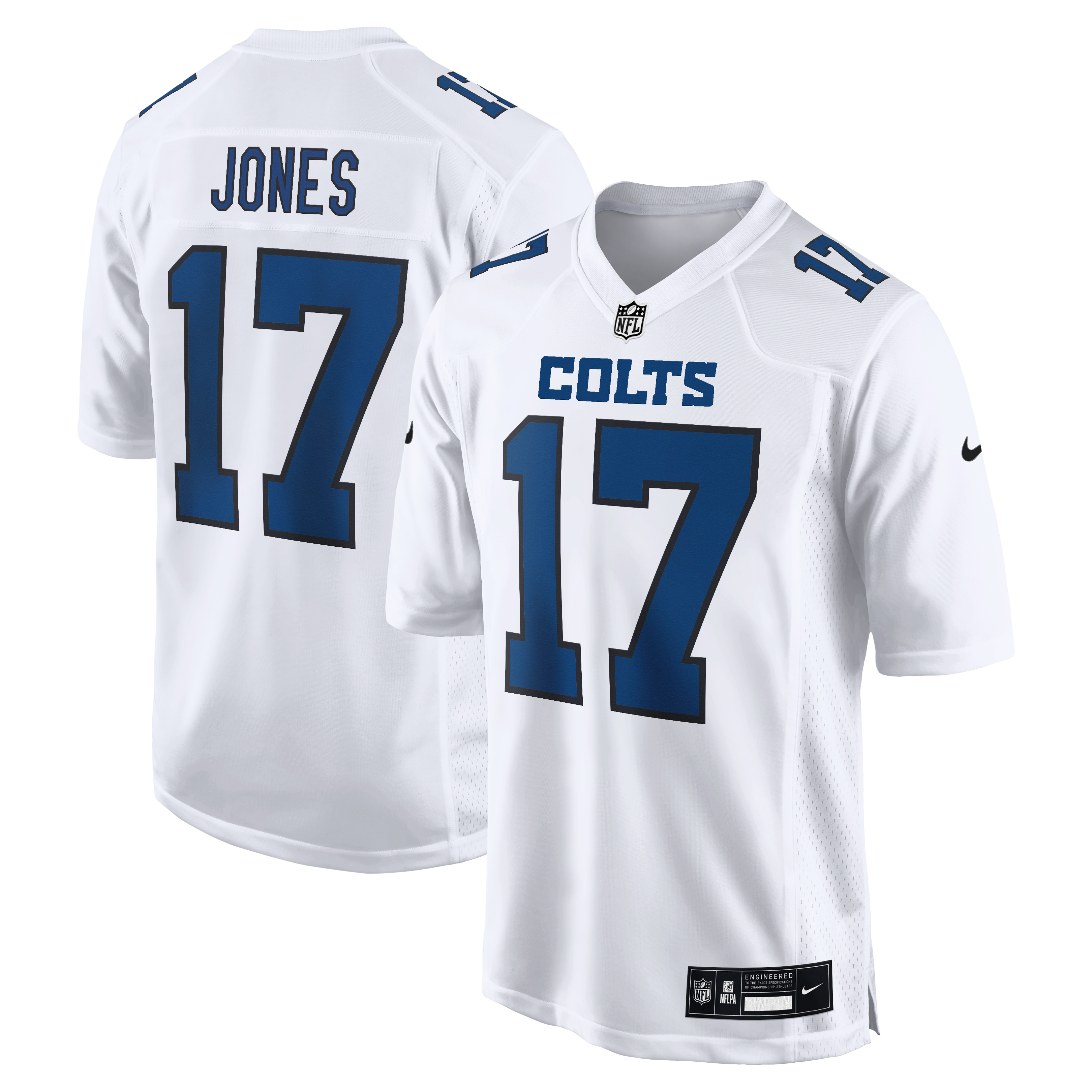 Daniel Jones Indianapolis Colts Nike Fashion Game Jersey - Carbon Black/White - Image 5