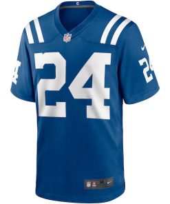 Alternative view of Lenny Moore Indianapolis Colts Nike Game Retired Player Jersey - Royal