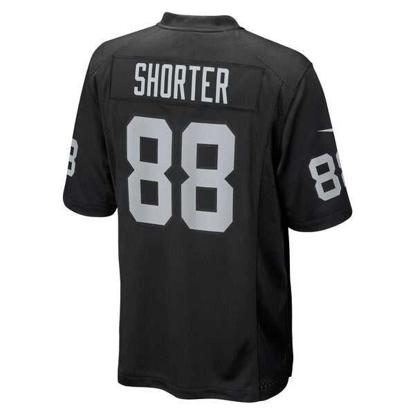 Justin Shorter Las Vegas Raiders Nike Team Game Jersey - Black - Image 3
