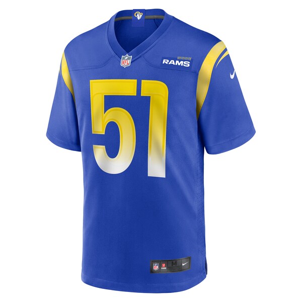 Zach VanValkenburg Los Angeles Rams Nike Team Game Jersey - Royal - Image 3
