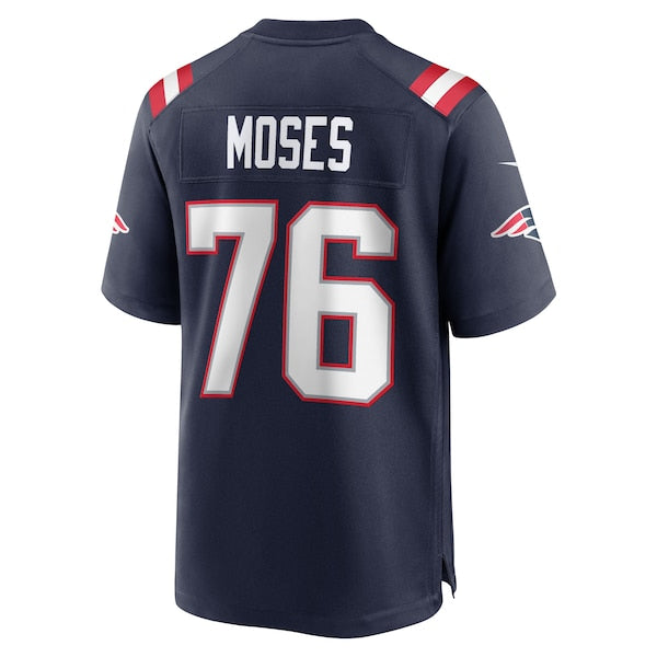 Morgan Moses New England Patriots Nike Team Game Jersey - Navy - Image 3