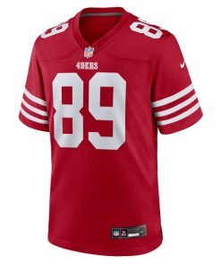 Alternative view of Luke Farrell San Francisco 49ers Nike Team Game Jersey -  Scarlet