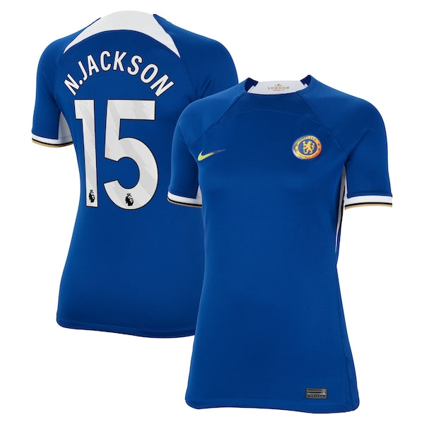 Nicolas Jackson Chelsea Nike Women's 2023/24 Home Stadium Replica Jersey - Blue/Navy - Image 4