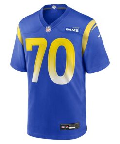 Alternative view of KT Leveston Los Angeles Rams Nike Team Game Jersey -  Royal