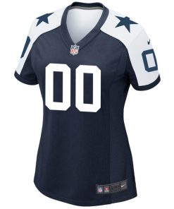 Alternative view of Dallas Cowboys Nike Women's Alternate Custom Game Jersey - Navy