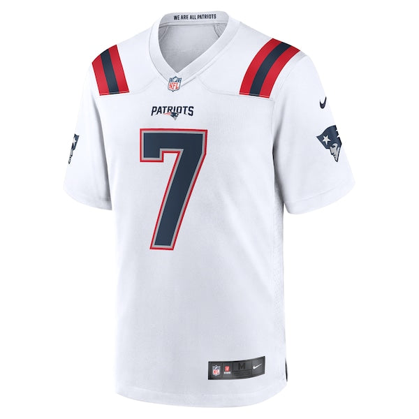 JuJu Smith-Schuster New England Patriots Nike Game Player Jersey - { White - Image 2