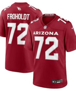 Hjalte Froholdt Arizona Cardinals Nike Team Game Jersey -  Cardinal