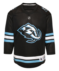 Alternative view of Utah Mammoth Youth Home Replica Jersey - Black