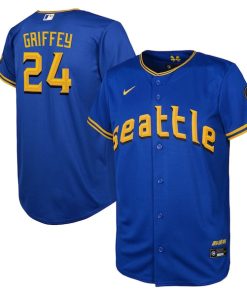 Ken Griffey Jr. Seattle Mariners Nike Youth City Connect Replica Player Jersey - Royal
