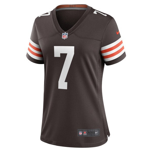 Dustin Hopkins Cleveland Browns Nike Women's Team Game Jersey - Brown - Image 2