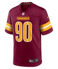 Alternative view of Montez Sweat Washington Commanders Nike Player Game Jersey - Burgundy