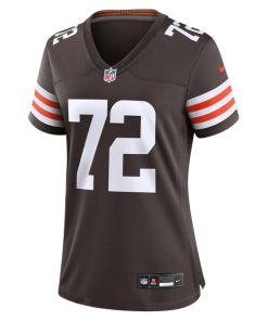 Alternative view of Quinton Jefferson Cleveland Browns Nike Women's  Game Jersey -  Brown