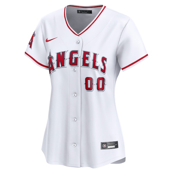 Los Angeles Angels Nike Women's Home Limited Custom Jersey - White - Image 2