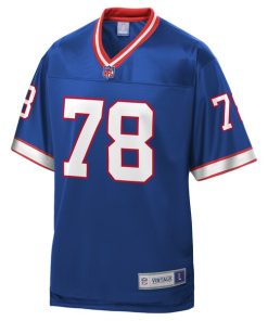 Alternative view of Bruce Smith Buffalo Bills NFL Pro Line Retired Player Replica Jersey - Royal