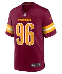 Alternative view of James Smith-Williams Washington Commanders Nike Game Player Jersey - Burgundy