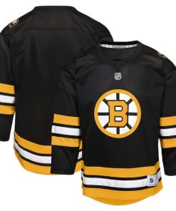 Boston Bruins Youth Home Replica Jersey - Black