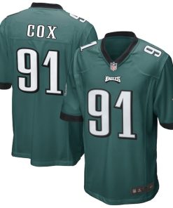 Fletcher Cox Philadelphia Eagles Nike Game Jersey - Midnight Green