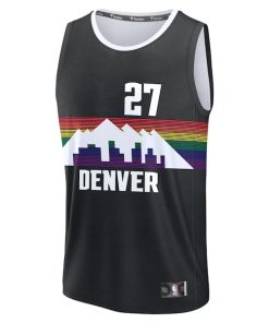 Alternative view of Jamal Murray Denver Nuggets  2025/26 City Edition Fast Break Jersey - Black