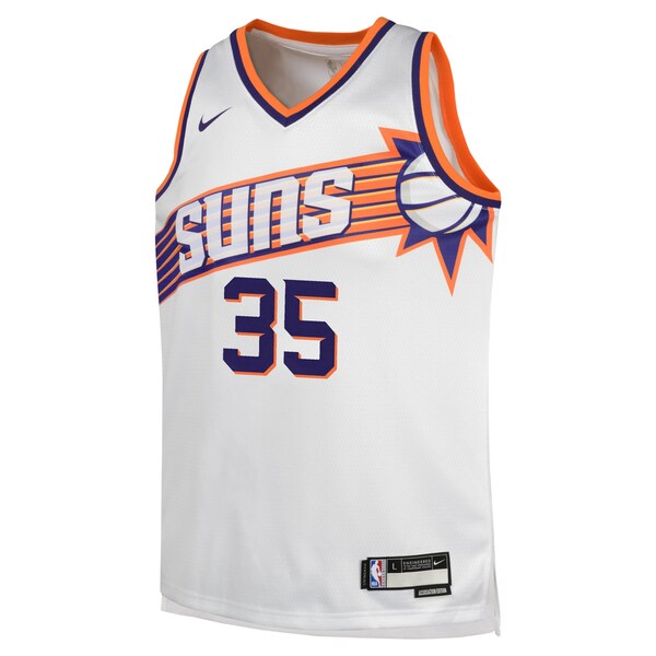 Kevin Durant Phoenix Suns Nike Youth Swingman Jersey - Association Edition - White - Image 2
