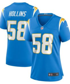 Justin Hollins Los Angeles Chargers Nike Women's  Game Jersey -  Powder Blue