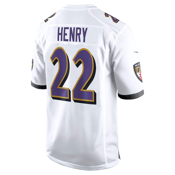 Derrick Henry Baltimore Ravens Nike White Game Jersey - White - Image 3