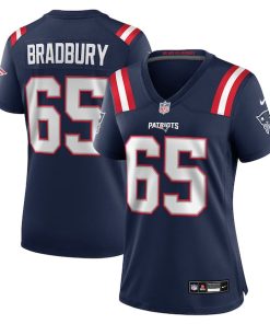 Garrett Bradbury New England Patriots Nike Women's Team Game Jersey -  Navy