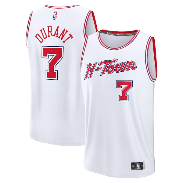 Kevin Durant Houston Rockets Youth 2025/26 City Edition Fastbreak Jersey - White