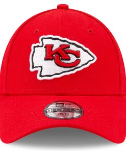 Alternative view of Kansas City Chiefs New Era Youth League 9FORTY Adjustable Hat - Red