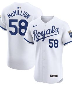 John McMillon Kansas City Royals Nike Home Elite Player Jersey - White