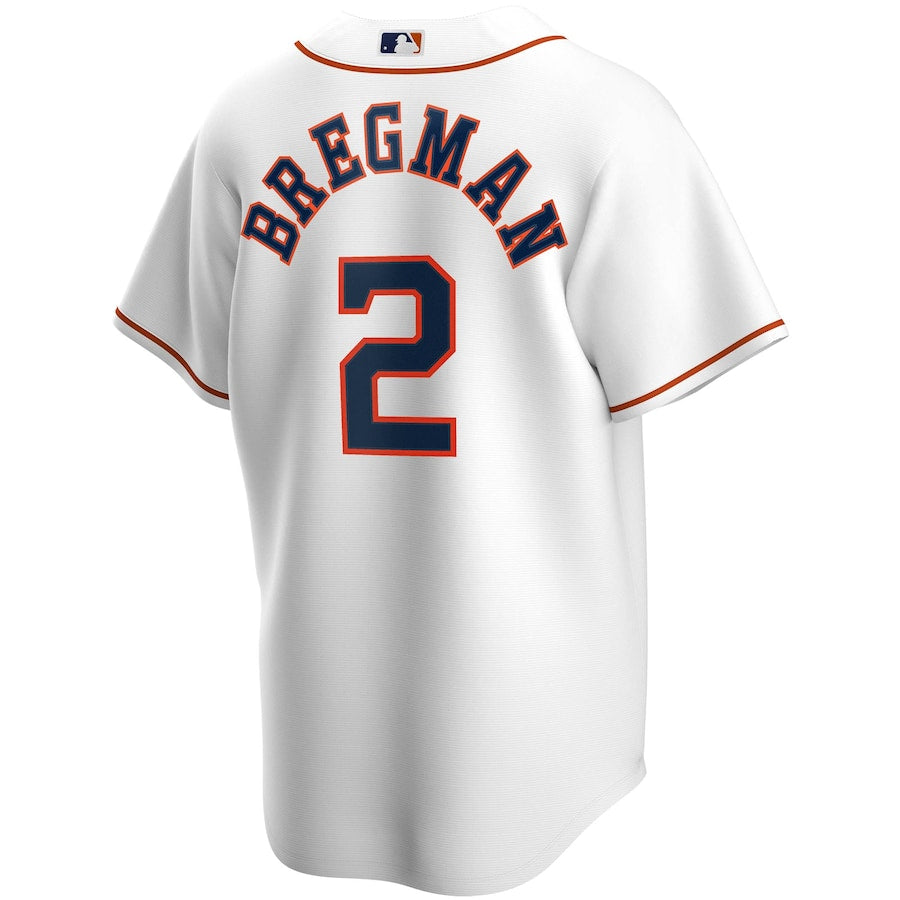 Alex Bregman Houston Astros Nike Youth Alternate Replica Player Jersey - White - Image 3
