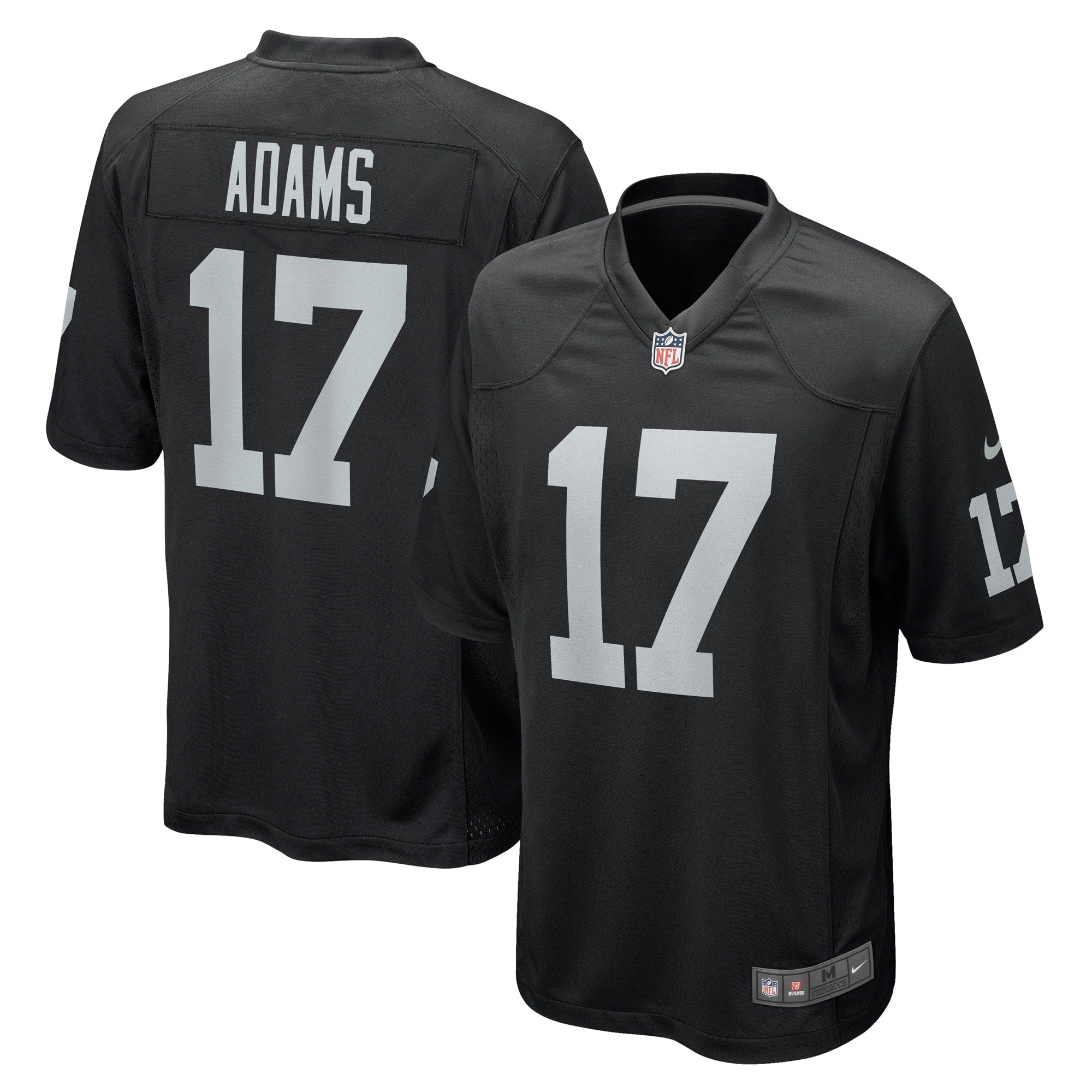 Davante Adams Las Vegas Raiders Nike Game Jersey - White/Black - Image 6
